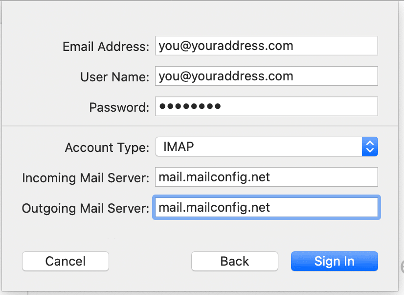 Apple Mail Step 5